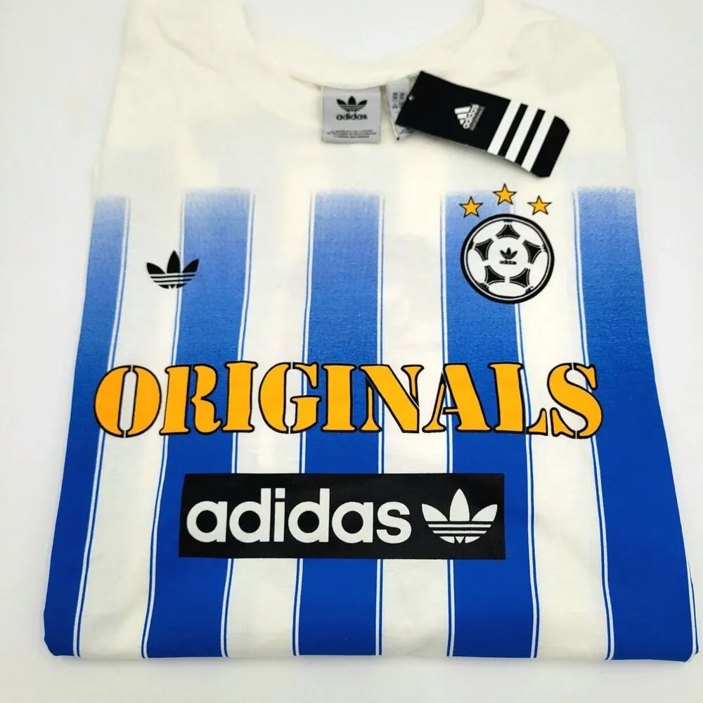 ADIDAS ARGENTINA ORIGINALS 3 STRIPES OG T-SHIRT MEN'S 2XL WORLD CUP JX140 NWT